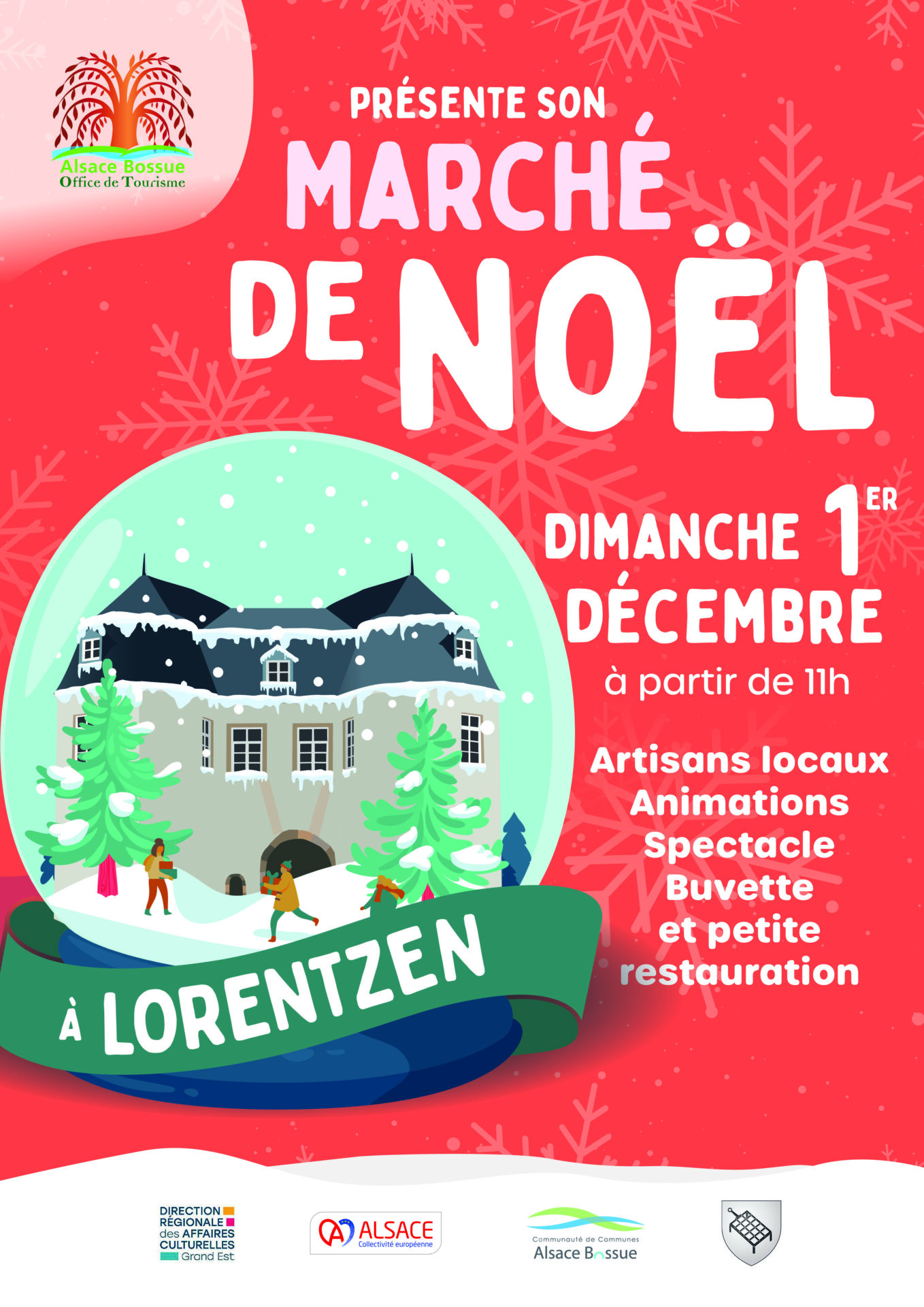 Marché de Noël de l’Office de Tourisme d’Alsace Bossue